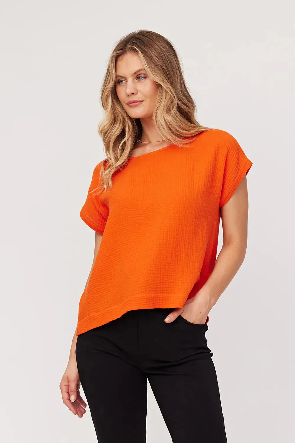 Melani Top | Orange