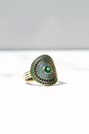 Native Gem - UTOPIA RING- MOSS AQUA