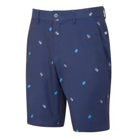 Ping Swift Split Ball Golf Shorts - Navy Multi