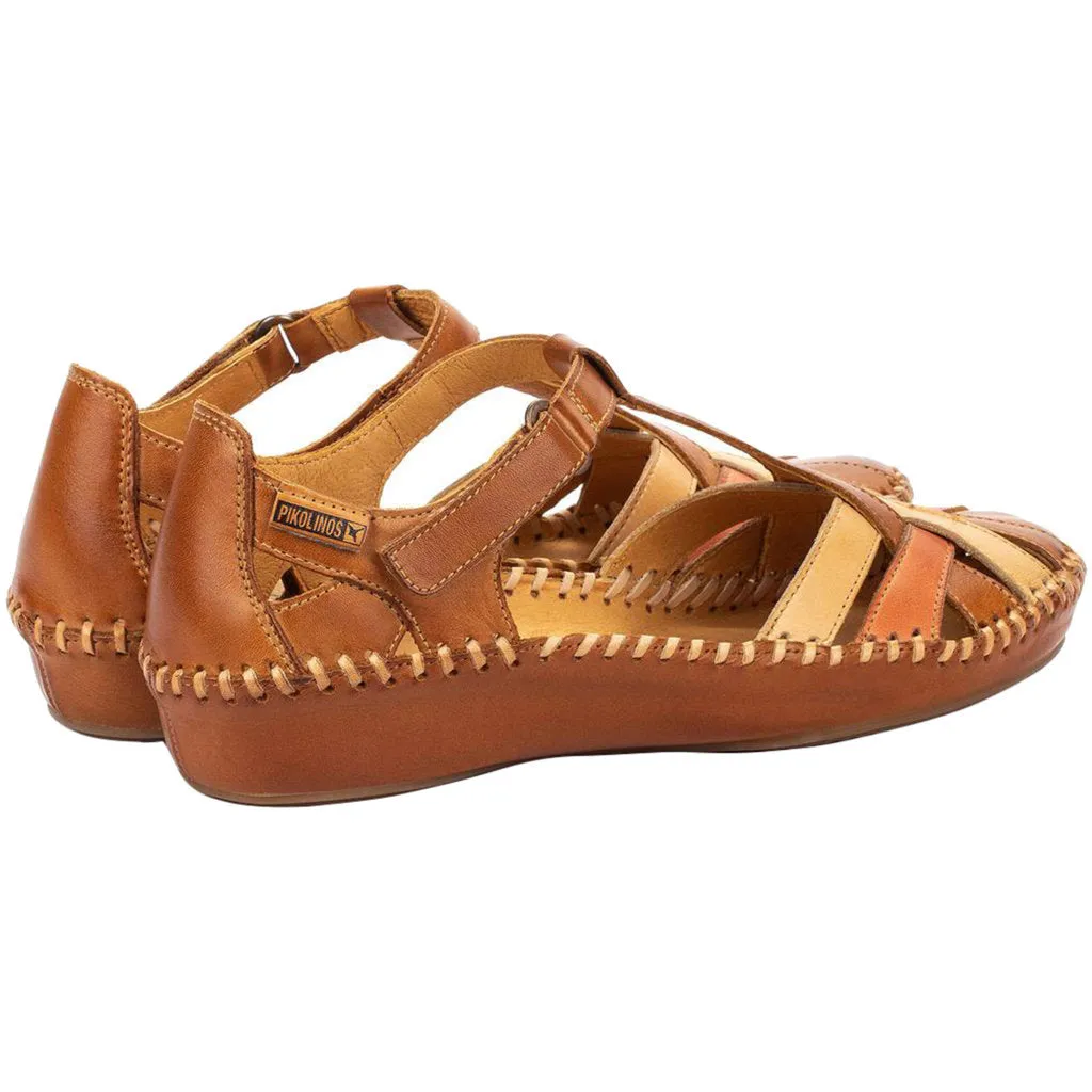 Puerto Vallarta Calfskin Leather Women's Strappy Sandals