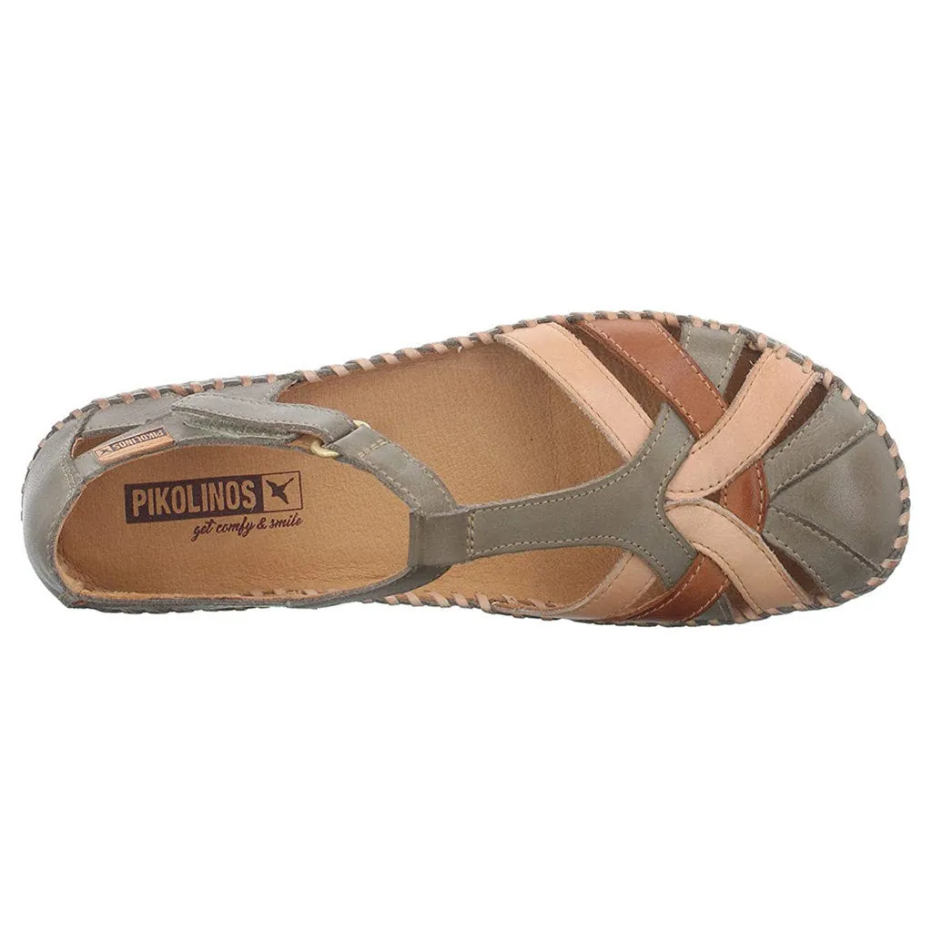 Puerto Vallarta Calfskin Leather Women's Strappy Sandals