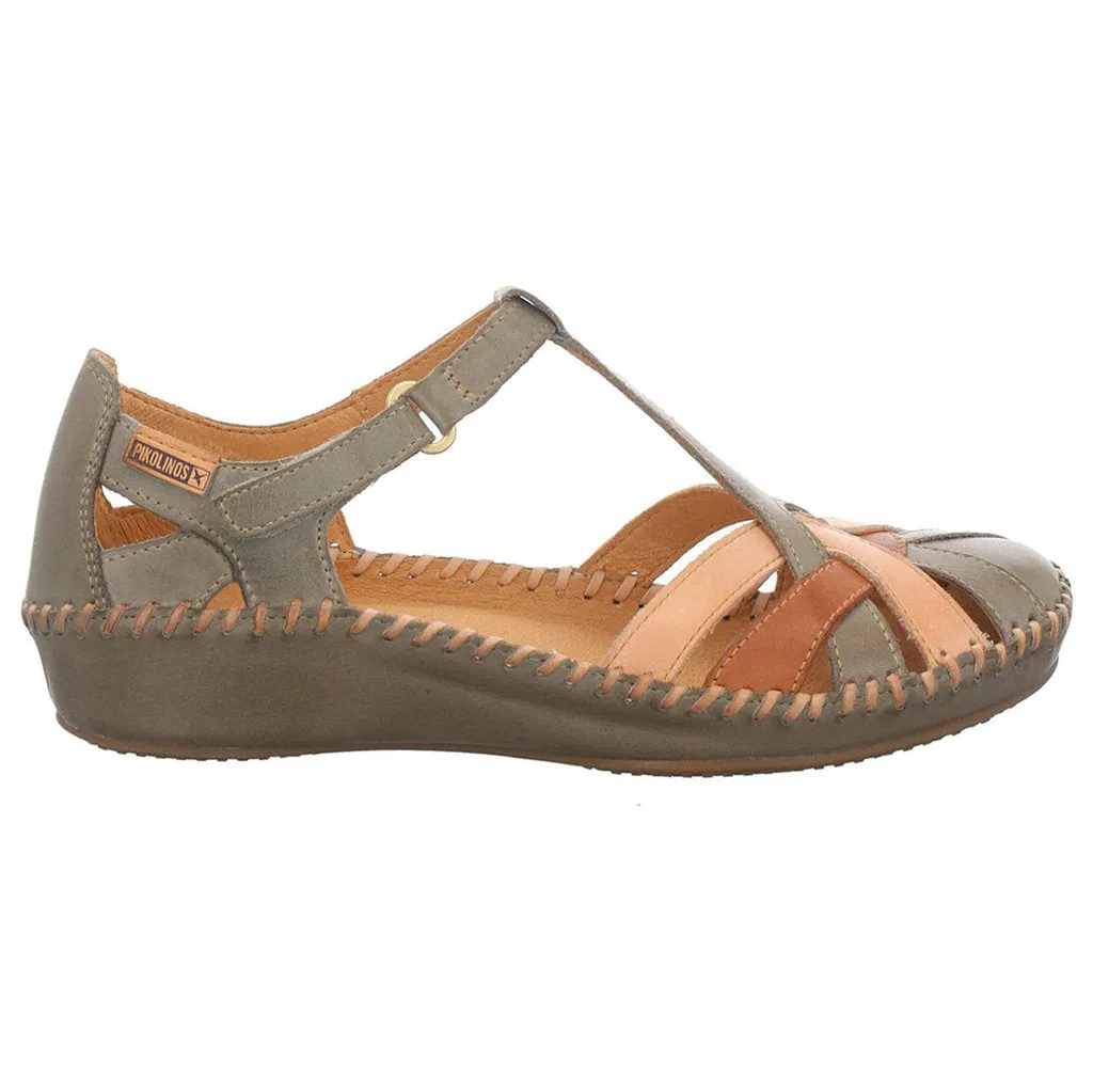 Puerto Vallarta Calfskin Leather Women's Strappy Sandals