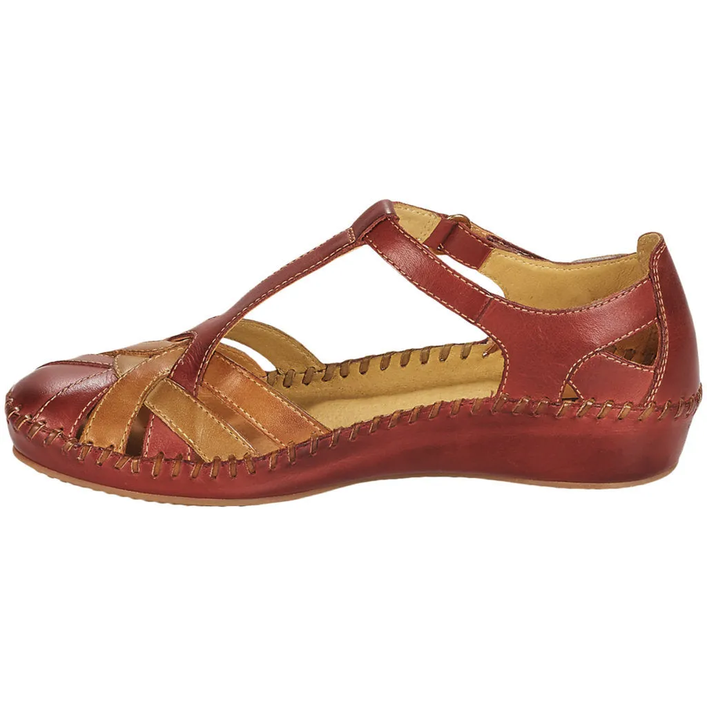 Puerto Vallarta Calfskin Leather Women's Strappy Sandals