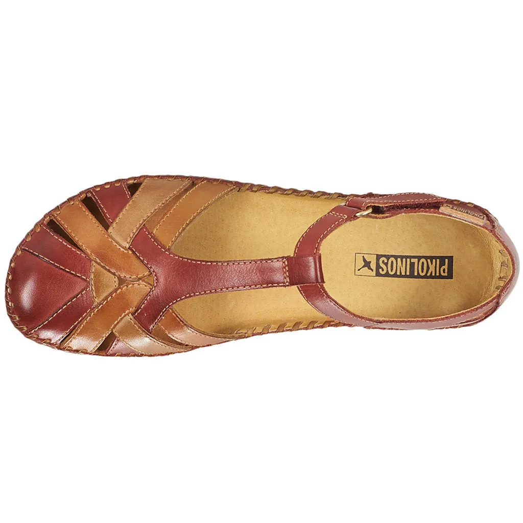 Puerto Vallarta Calfskin Leather Women's Strappy Sandals