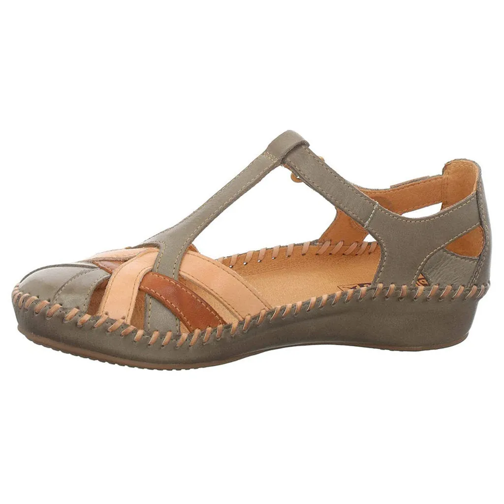 Puerto Vallarta Calfskin Leather Women's Strappy Sandals