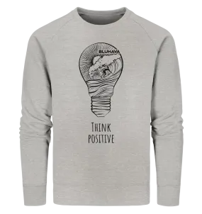 "Think Positive Surfer" - Unisex Premium Organic Sweatshirt