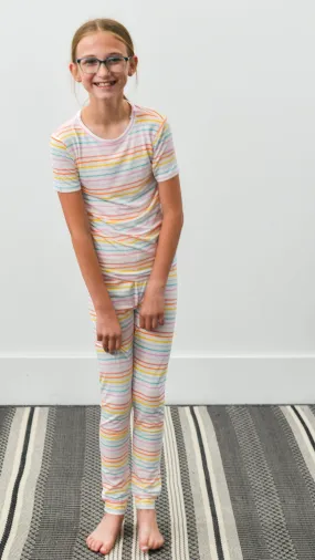 Rainbow Stripe 2 Piece Set