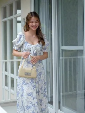 Sam midi dress - blue floral