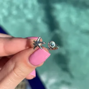 Starfish Adjustable Ring