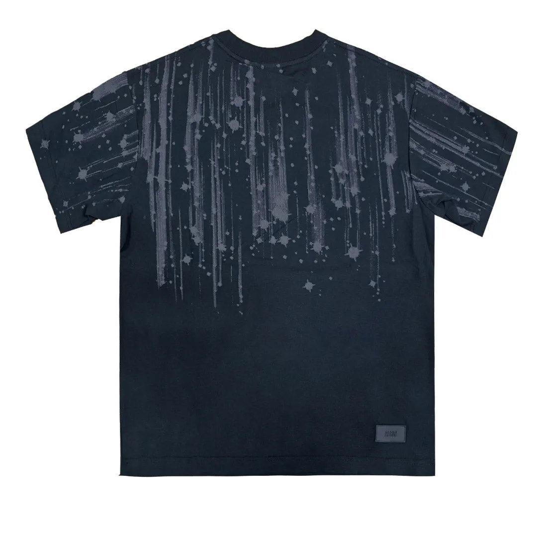 Starlight Graphic 3D Effect Oversized Tee - 2040