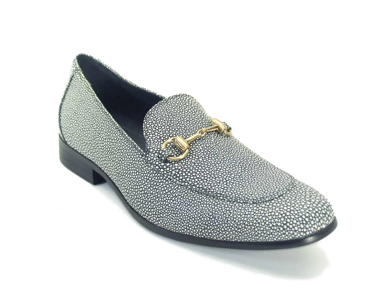 Stingray Embossed Horsebit Loafer