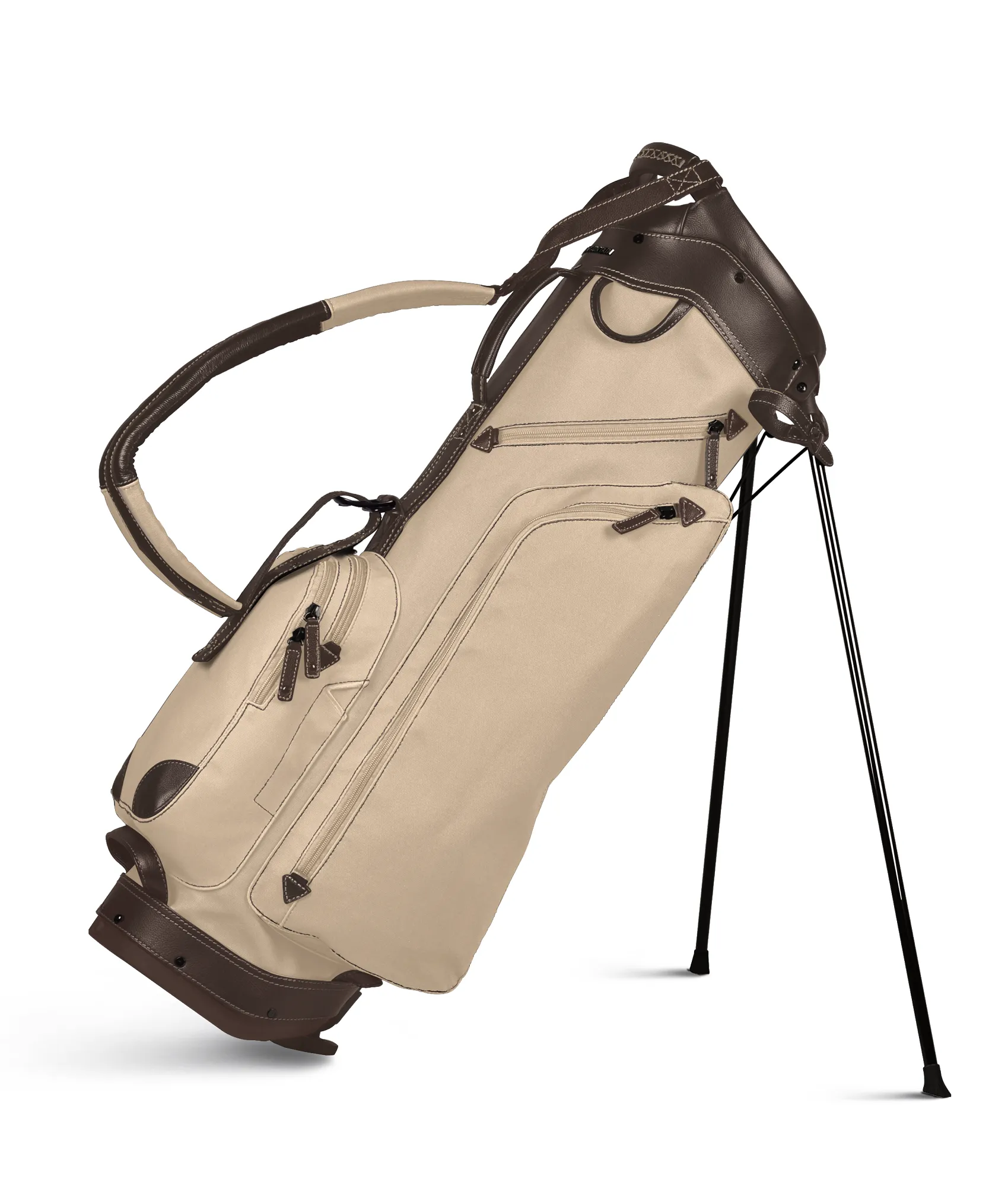 Sun Mountain Golf Canvas & Leather Carry Stand Bag