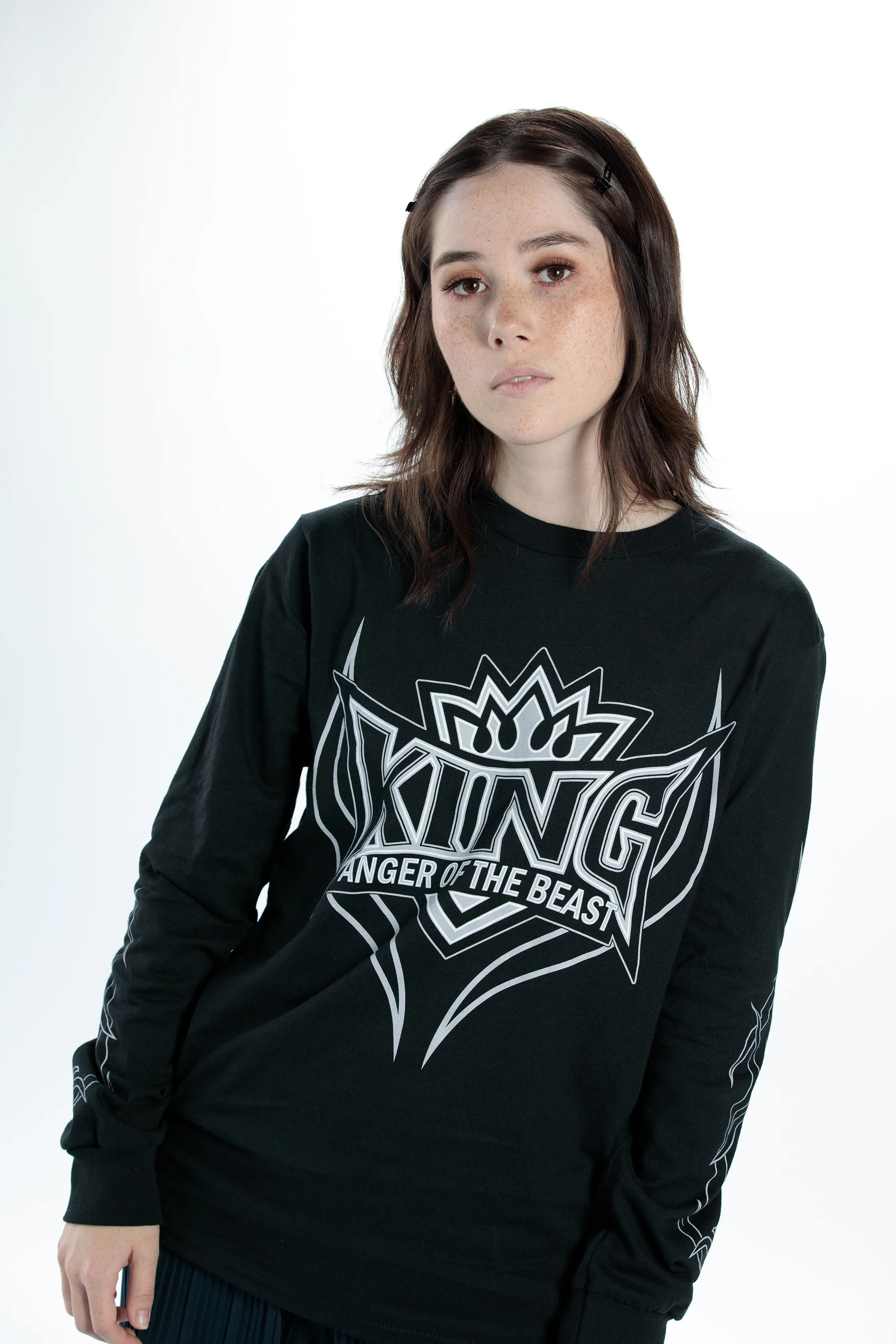 TEKKEN - 'King Anger Of The Beast' Long Sleeve Shirt - Black