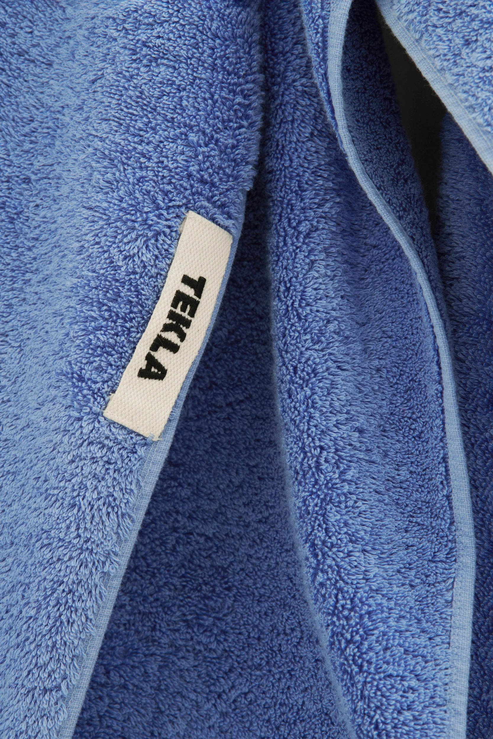 Terry Bath Towel Clear Blue