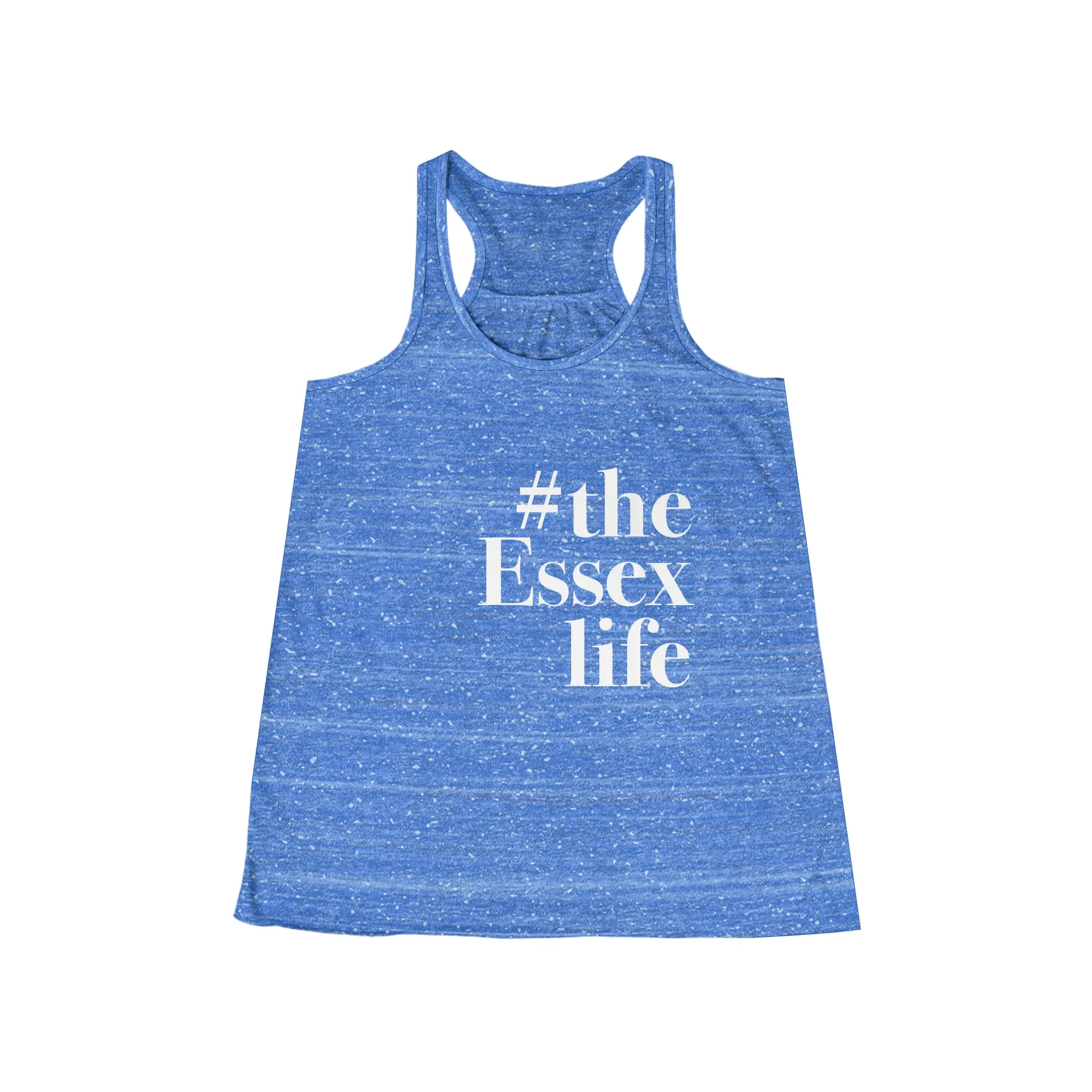 #theessexlife Women's Flowy Racerback Tank