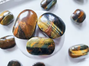 Tiger Eye Palm Stone