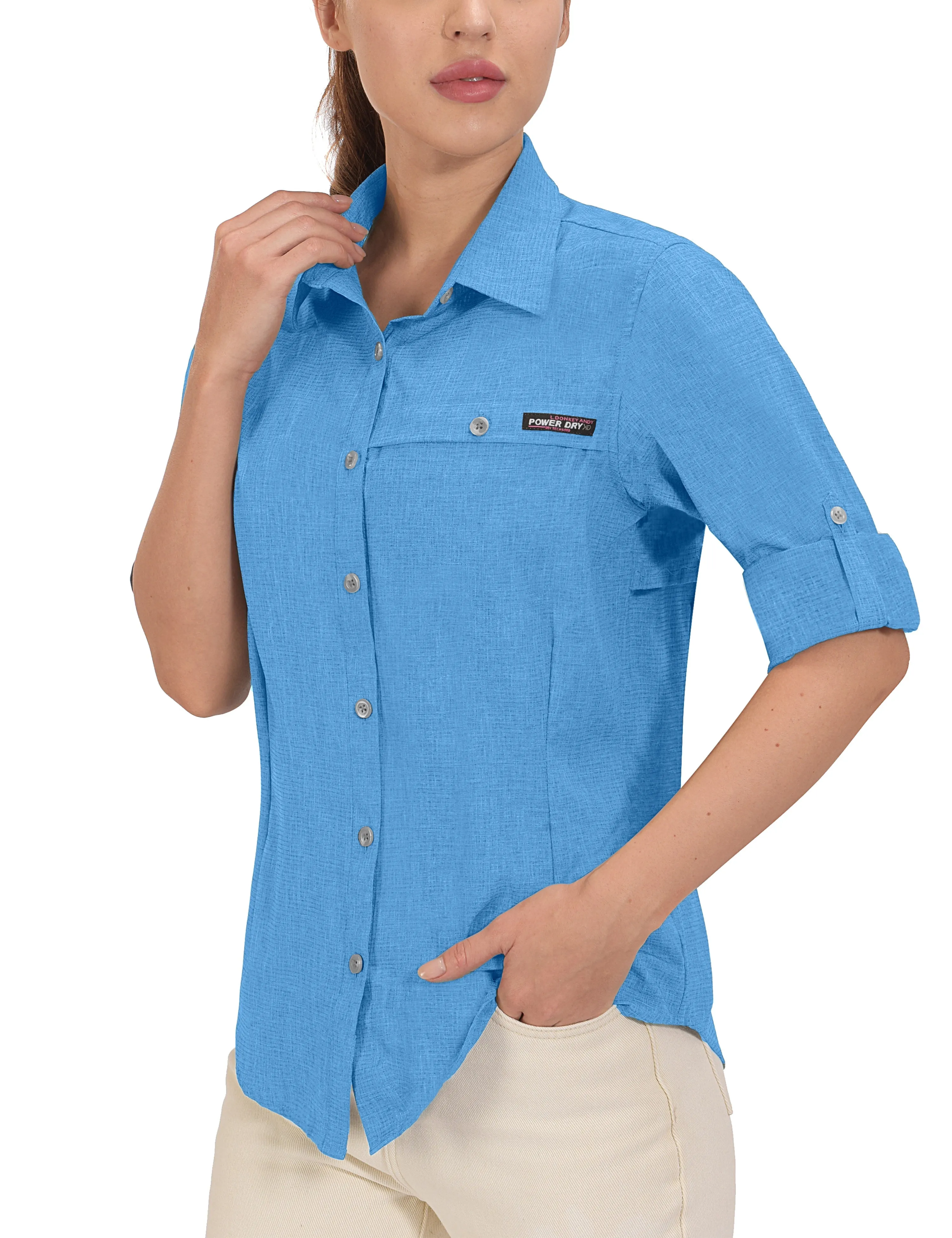 Women's UPF 50  UV Protection Air-Holes Tech Shirt