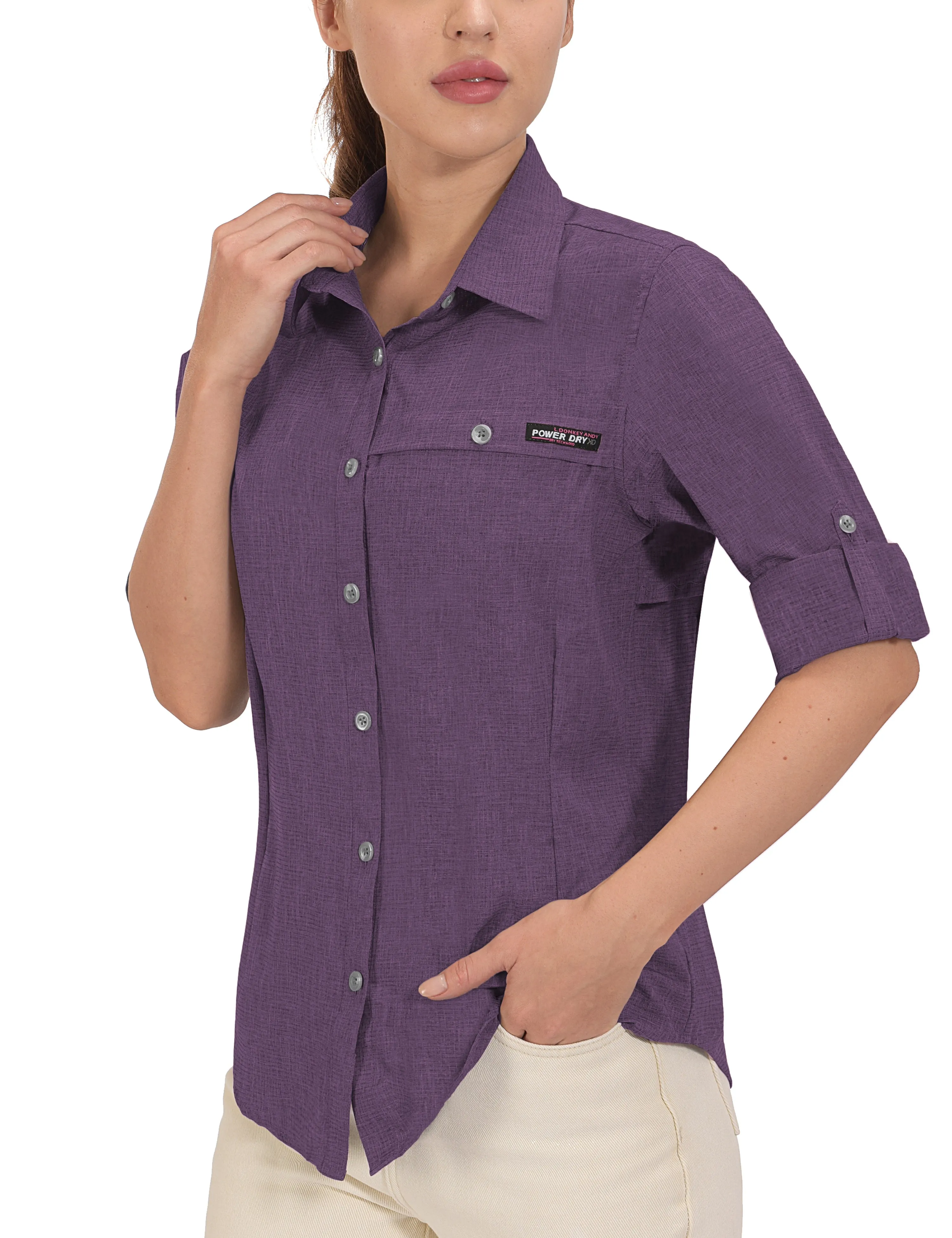 Women's UPF 50  UV Protection Air-Holes Tech Shirt