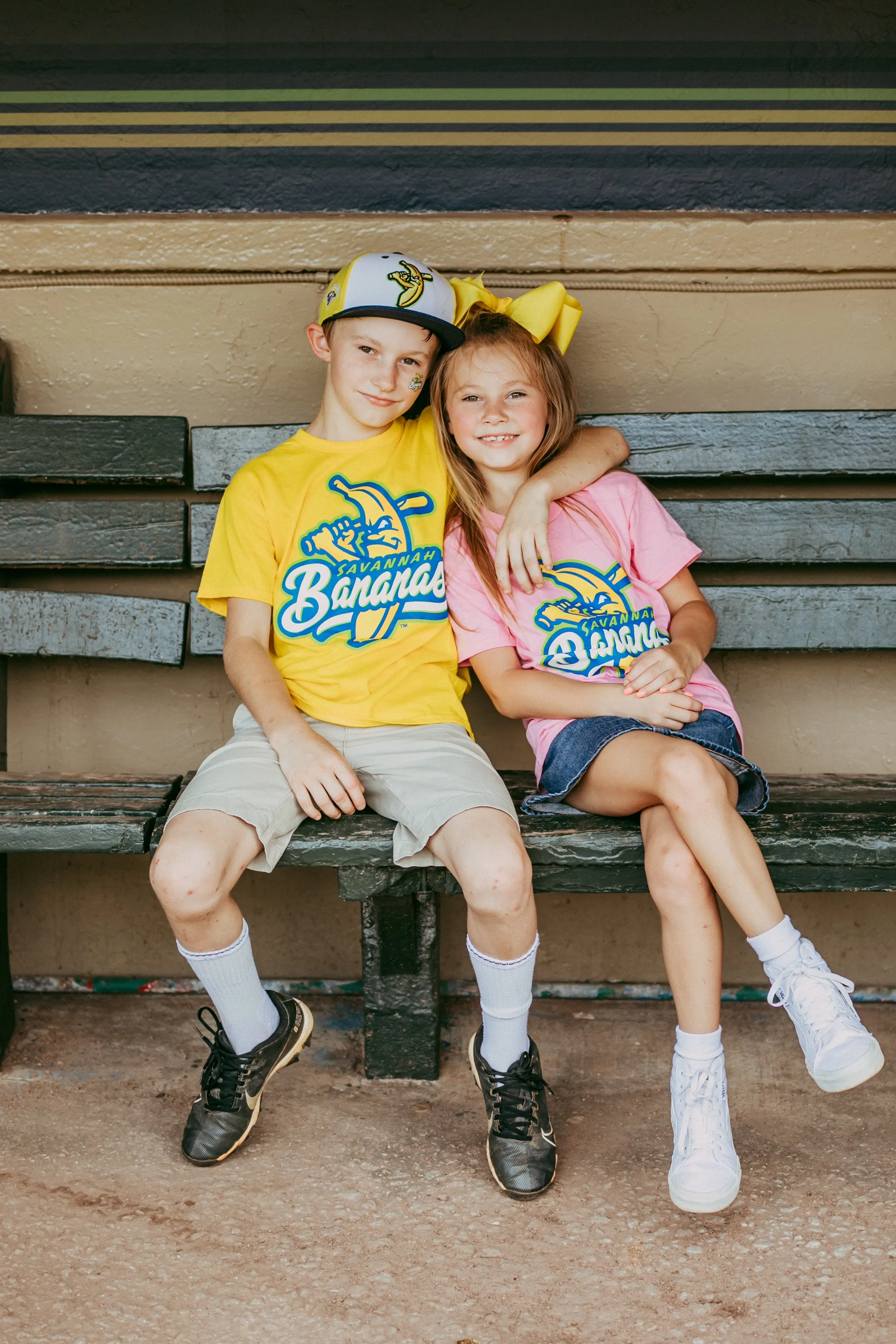 YOUTH Bananas Short Sleeve Primary Logo Tee - Pink