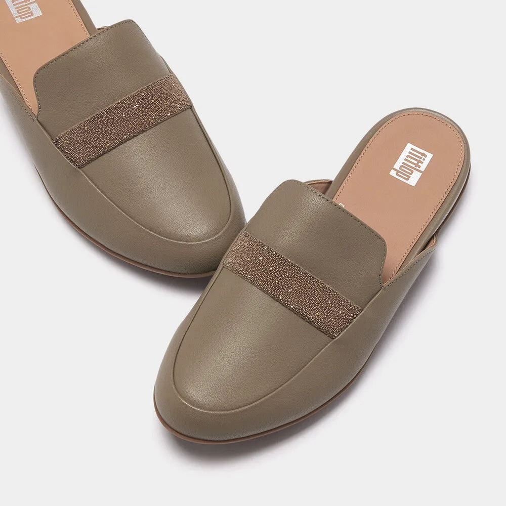 รองเท้าเปิดส้น ผู้หญิง รุ่น GRACIE OPUL-TRIM LEATHER MULES