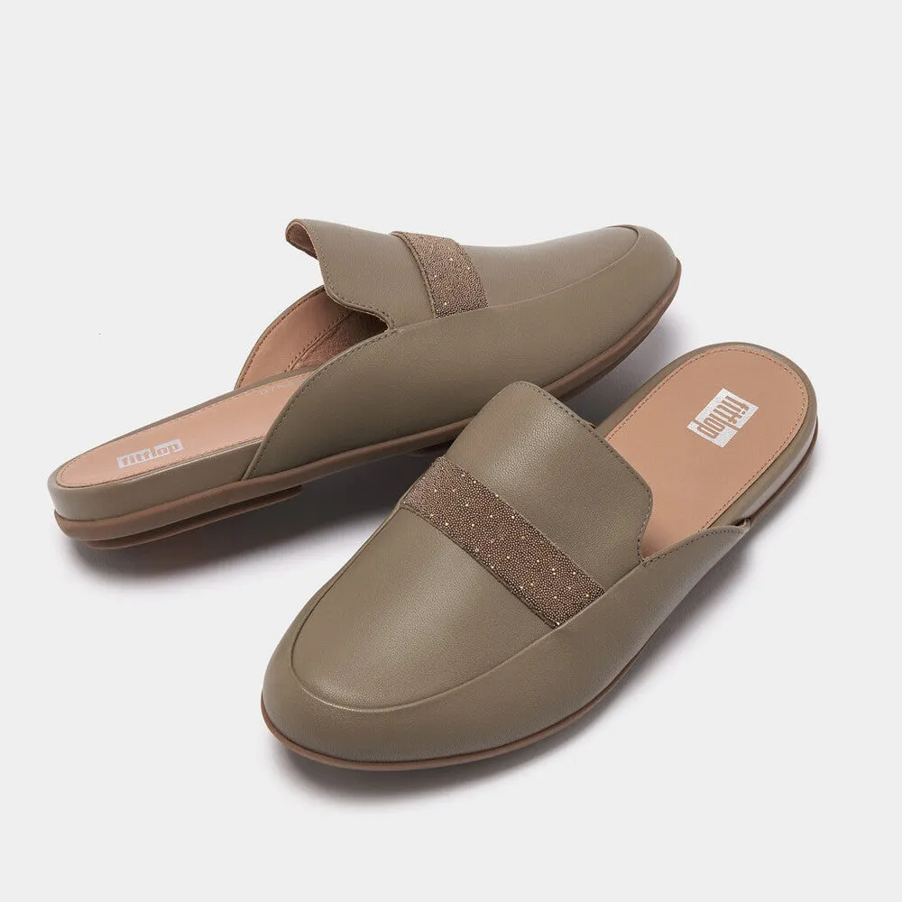 รองเท้าเปิดส้น ผู้หญิง รุ่น GRACIE OPUL-TRIM LEATHER MULES